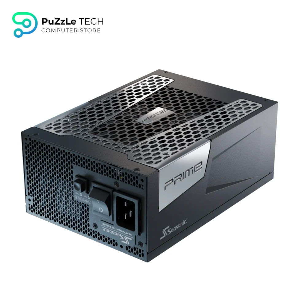 Seasonic Prime PX-1600 1600W ATX 3.1 80 Plus Platinum Fully Modular Hybrid Fan Power Supply 5