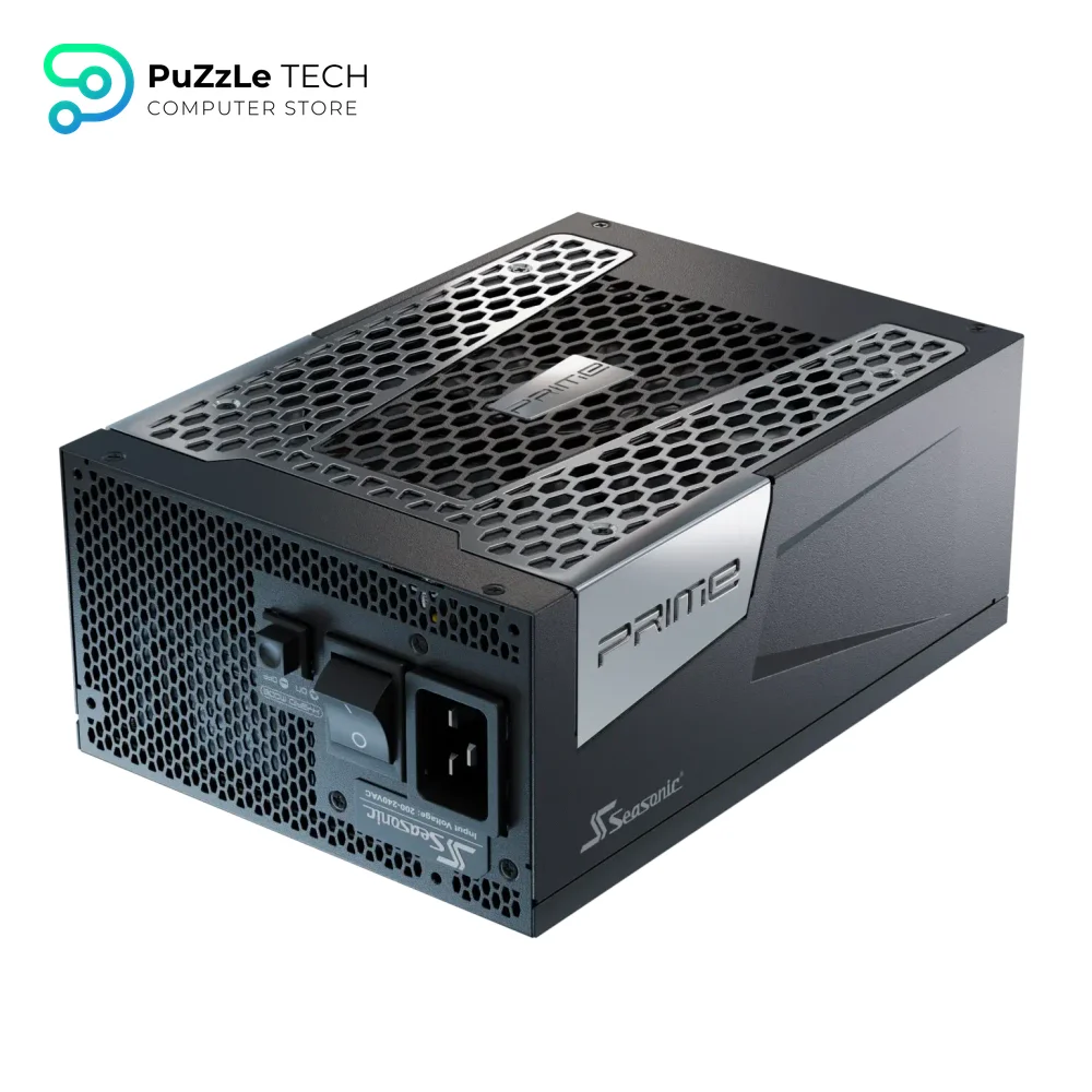 Seasonic Prime PX-2200 2200W Atx 3.1 80 Plus Platinum Cybenetics Titanium Fully Modular Hybrid Fan Power Supply 5