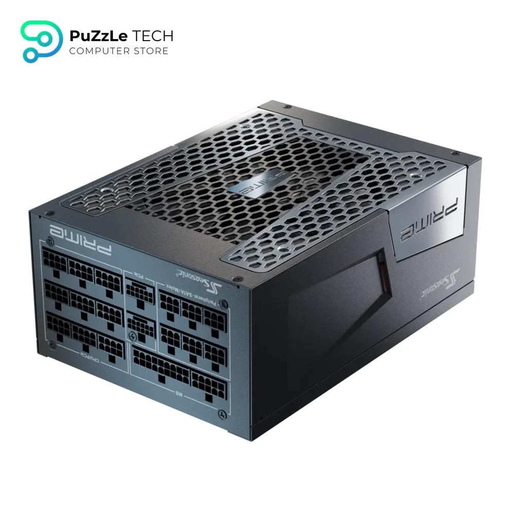 Seasonic Prime PX-2200 2200W Atx 3.1 80 Plus Platinum Cybenetics Titanium Fully Modular Hybrid Fan Power Supply 3