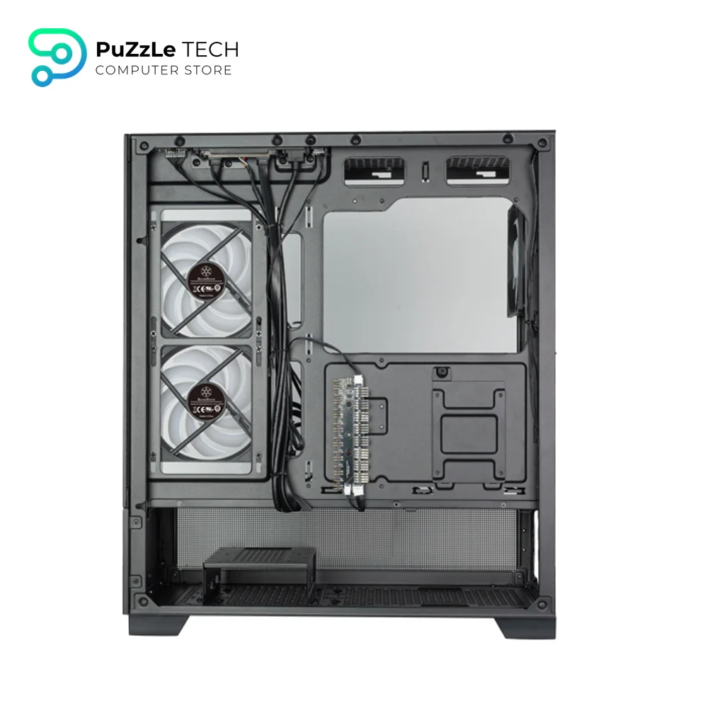 SilverStone Lucid 05 Panoramic ATX Case + Triton 850Rx 80+ Gold PSU Bundle - 270° View - 11 Fan Mounts - 410mm GPU Limit - Black 6