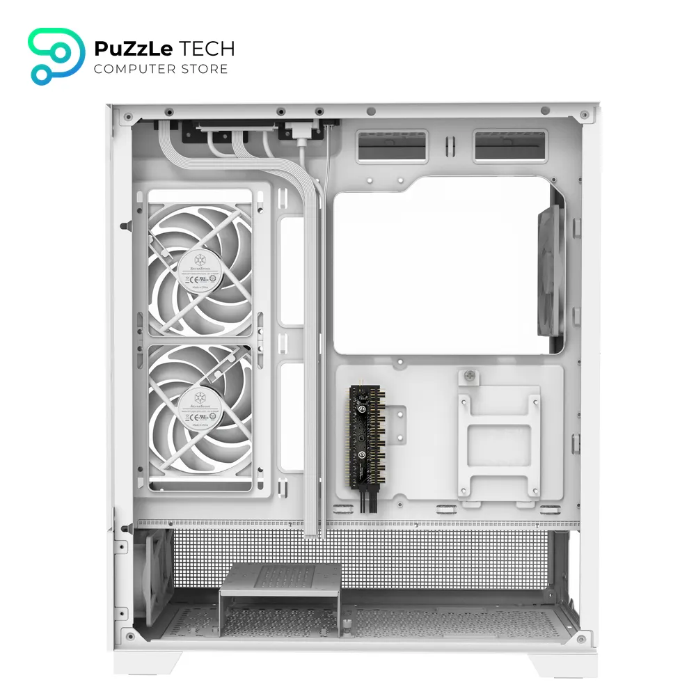 Silverstone SST-LD05-W-ARGB (White) Lucid 05 Exquisite 270° Panoramic View - ATX Mid Tower Case 3