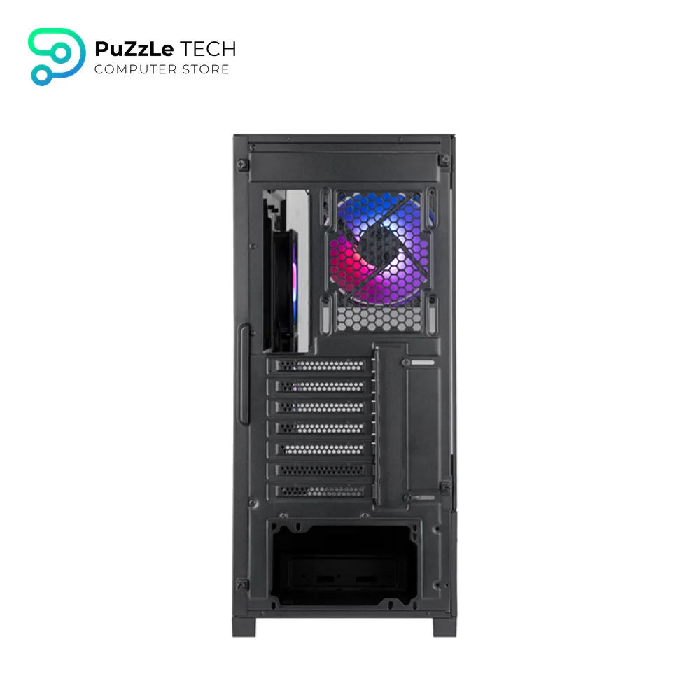 SilverStone Lucid 05 Panoramic ATX Case + Triton 850Rx 80+ Gold PSU Bundle - 270° View - 11 Fan Mounts - 410mm GPU Limit - Black 4