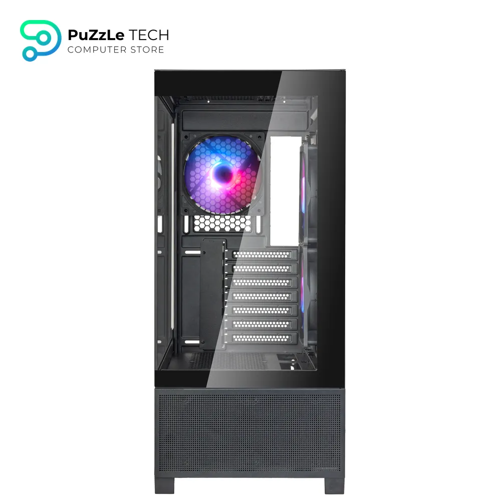 Silverstone SST-LD05-B-ARGB (Black) Lucid 05 Exquisite 270° Panoramic View - ATX Mid Tower Case 5