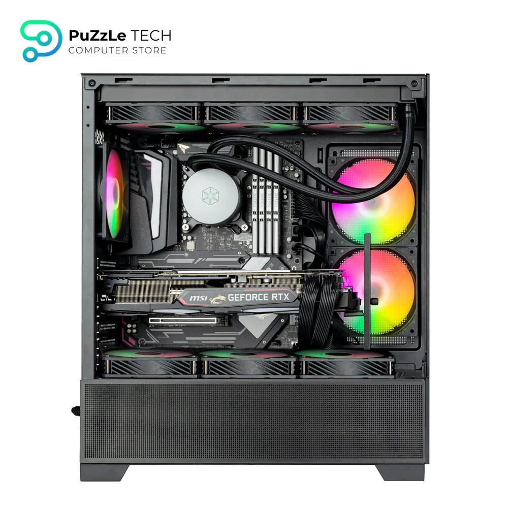 Silverstone SST-LD05-B-ARGB (Black) Lucid 05 Exquisite 270° Panoramic View - ATX Mid Tower Case 4