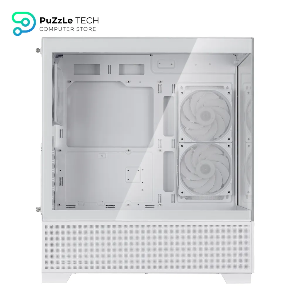 Silverstone SST-LD05-W-ARGB (White) Lucid 05 Exquisite 270° Panoramic View - ATX Mid Tower Case 7