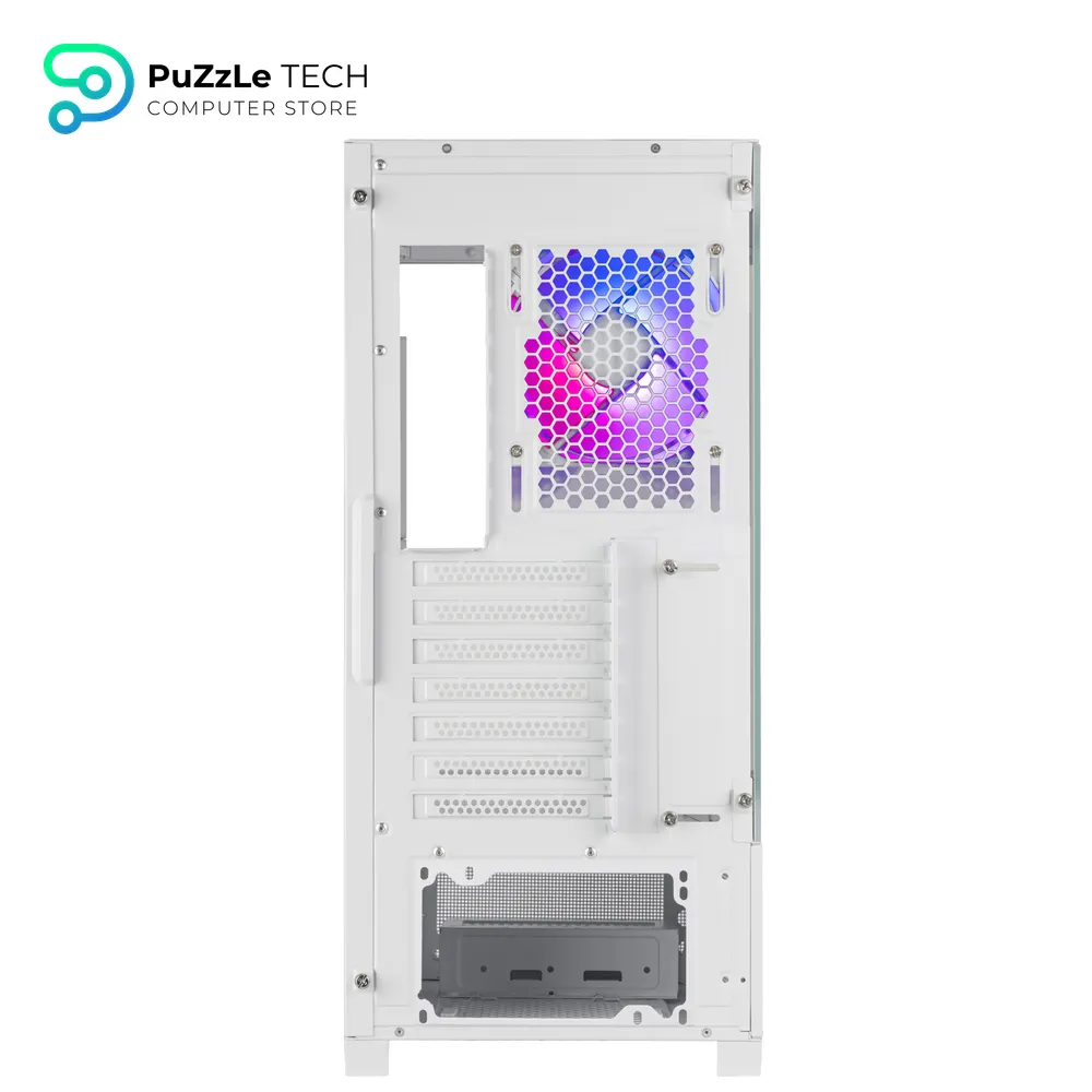 Silverstone SST-LD05-W-ARGB (White) Lucid 05 Exquisite 270° Panoramic View - ATX Mid Tower Case 6