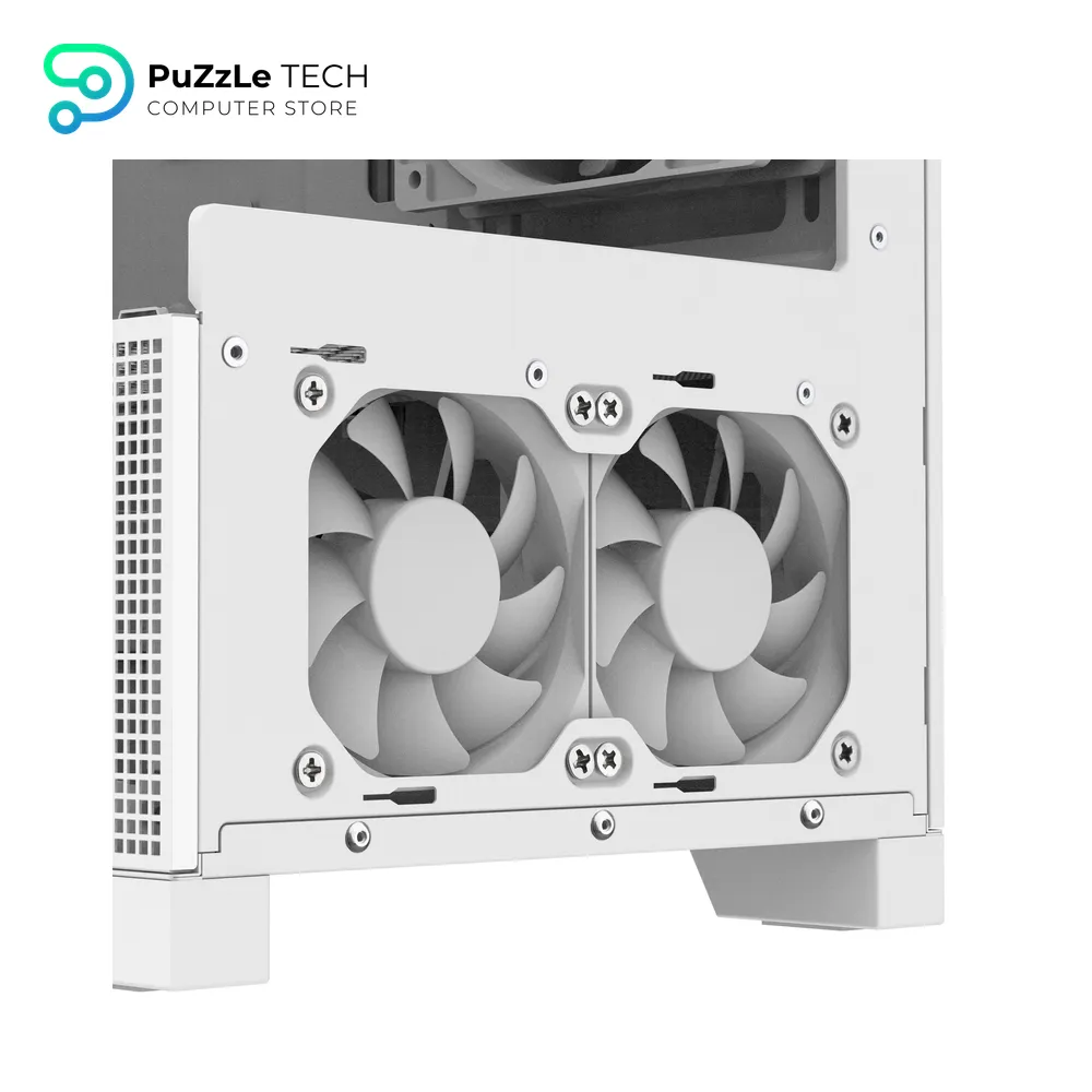 Silverstone SST-LD05-W-ARGB (White) Lucid 05 Exquisite 270° Panoramic View - ATX Mid Tower Case 11