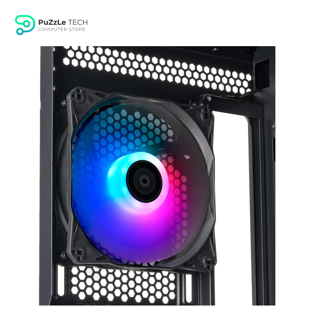 SilverStone Technology FARA 514X Black ATX All-Metal Tower Chassis with Dual Radiator Support - ARGB Fans - and GPU Brace - SST-FA514X-BG CASE 9