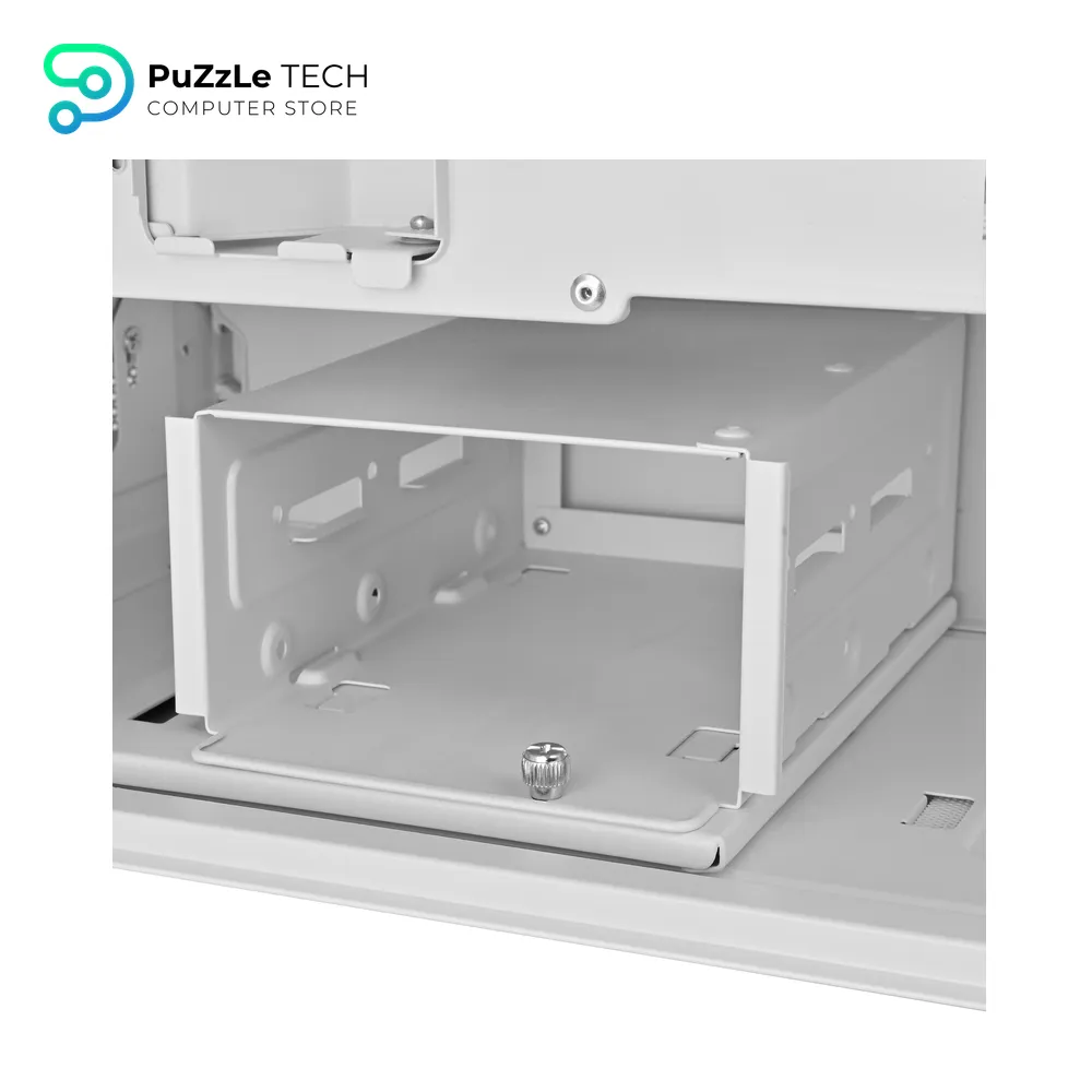 SilverStone Technology FARA 514X White All-Metal ATX Tower Chassis with Dual Radiator Support - ARGB Fans - and GPU Brace - SST-FA514X-WG 8