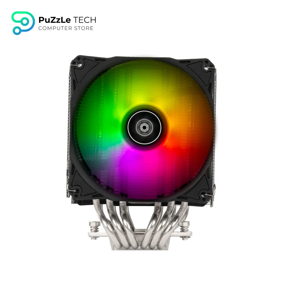 SilverStone Technology Hydrogon D120 ARGB - Dual Tower CPU Cooler With 6 Heat-Pipes And Dual 120mm ARGB Fans
