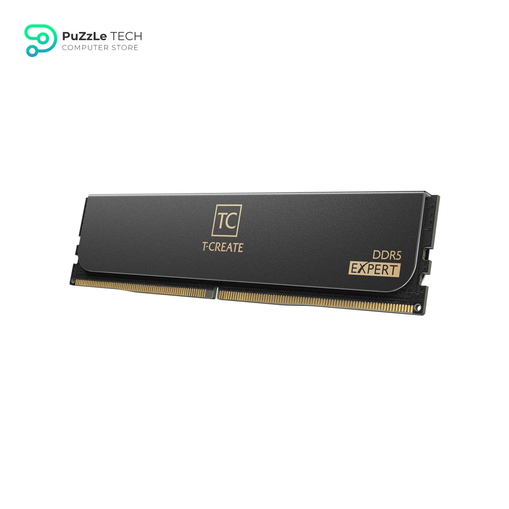 TEAMGROUP T-Create Expert CL32 Overclocking 10L DDR5 32GB Kit (2 x 16GB) 6400MHz (PC5-51200) Intel XMP 3.0 & AMD Expo Compatible Desktop Memory Module Ram Black