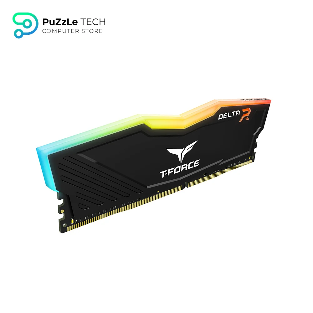 TeamGroup T-Force Delta RGB 8GB 3200MHz CL16 Desktop Gaming DDR4 Memory - Black 4