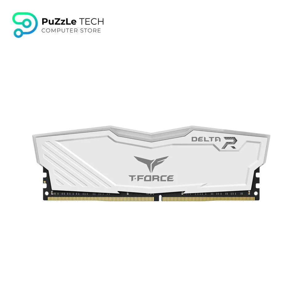 TeamGroup T-Force Delta RGB 8GB 3200MHz CL16 Desktop Gaming DDR4 Memory - White 4
