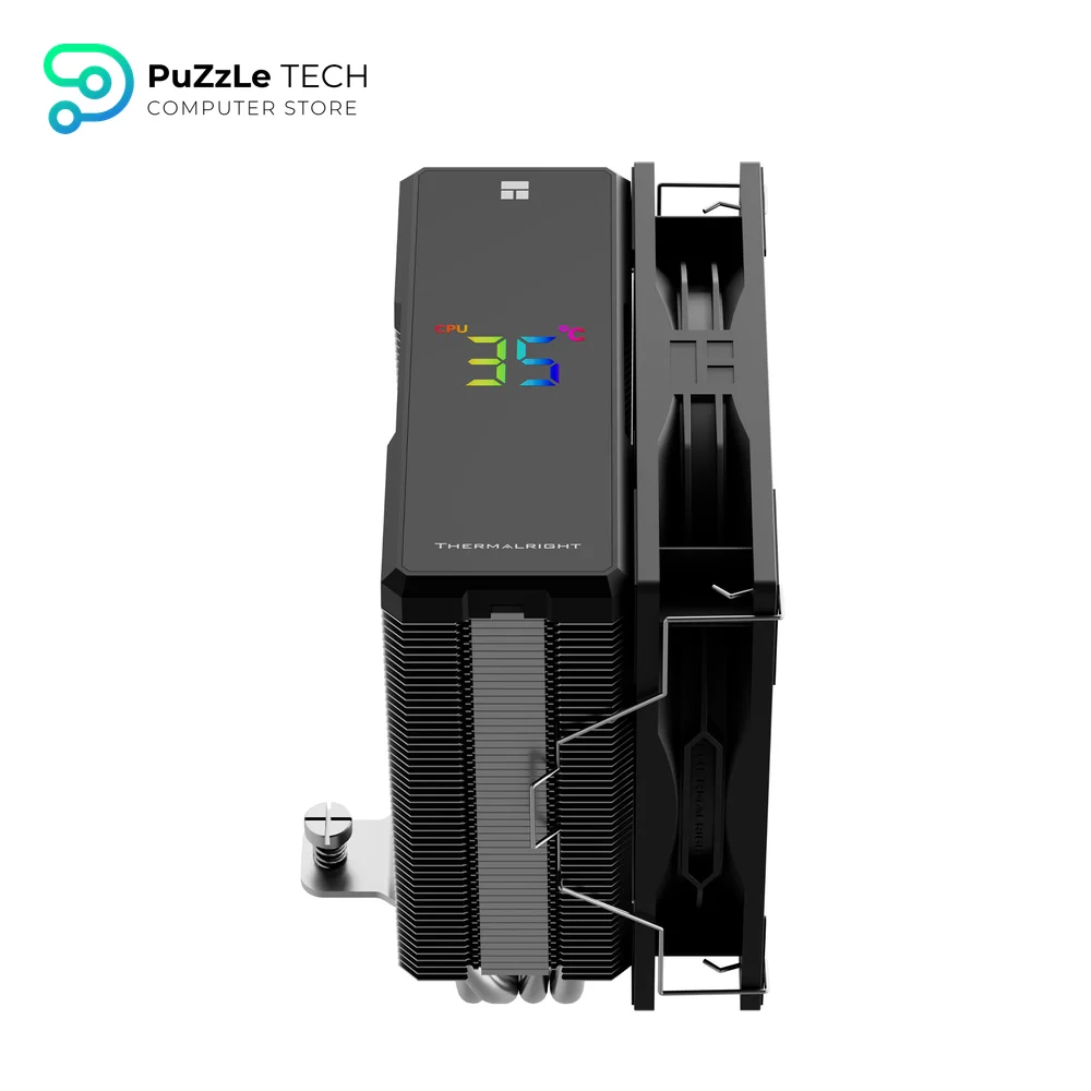 Thermalright Assassin X 120R Digital ARGB Black CPU Cooler - Black 9