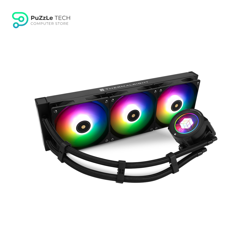 Thermalright CORE Vision 360 Black ARGB CPU AIO Cooler - IPS LCD Screen ...