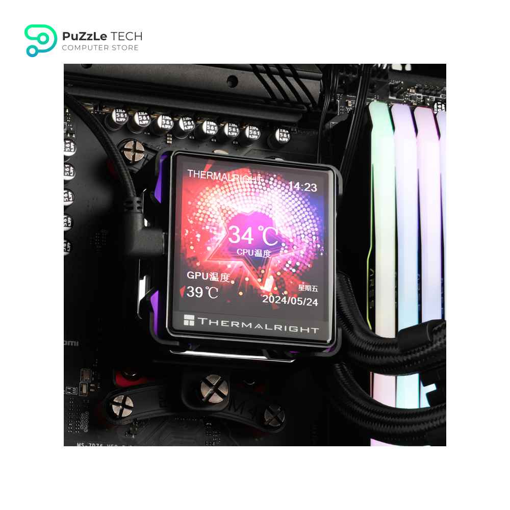 Thermalright Elite Vision 360 ARGB BLACK ARGB CPU Liquid Cooler 3
