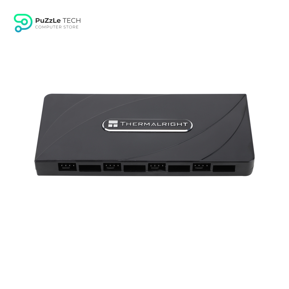 Thermalright Fan and ARGB HUB ×8 ARGB/PWM Hub Controller Used SATA Power Supply - Hub Support 8 Groups of Fans - 8-Port PC PWM Fan and ARGB Fan Controller 4
