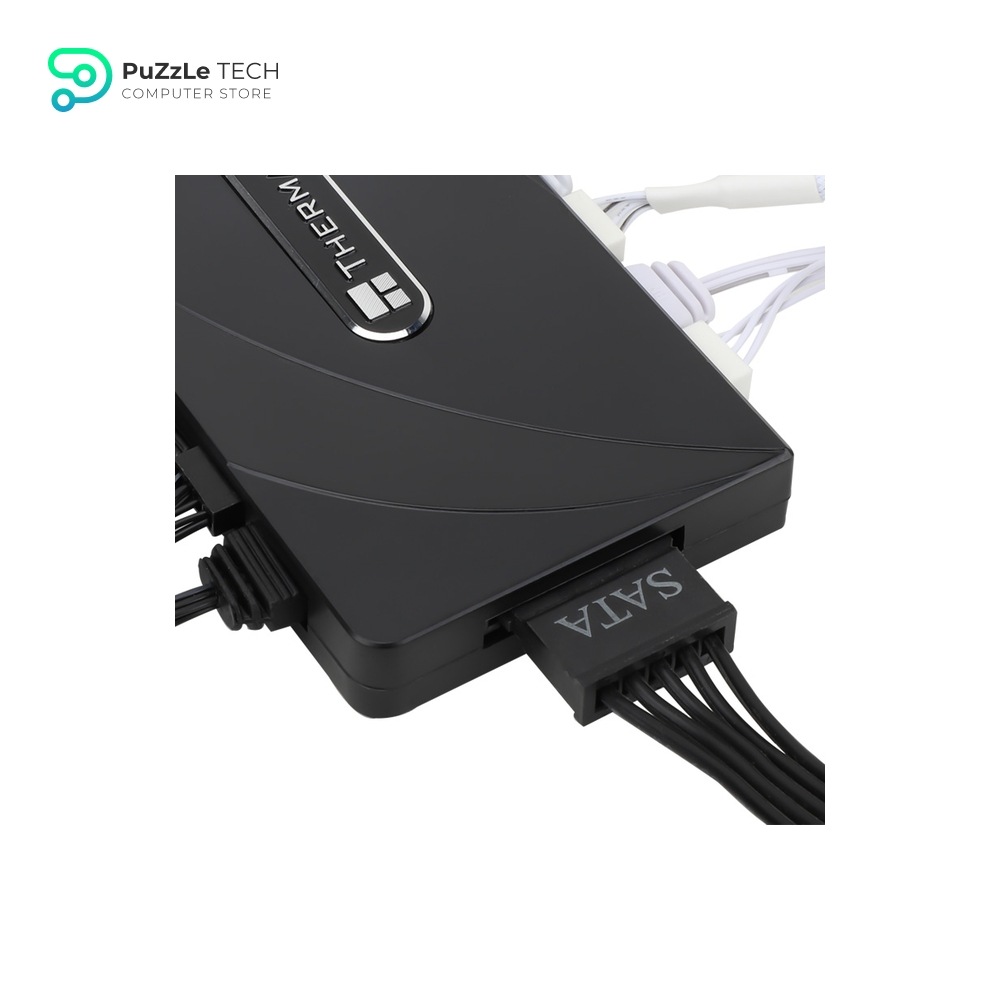 Thermalright Fan and ARGB HUB ×8 ARGB/PWM Hub Controller Used SATA Power Supply - Hub Support 8 Groups of Fans - 8-Port PC PWM Fan and ARGB Fan Controller 6