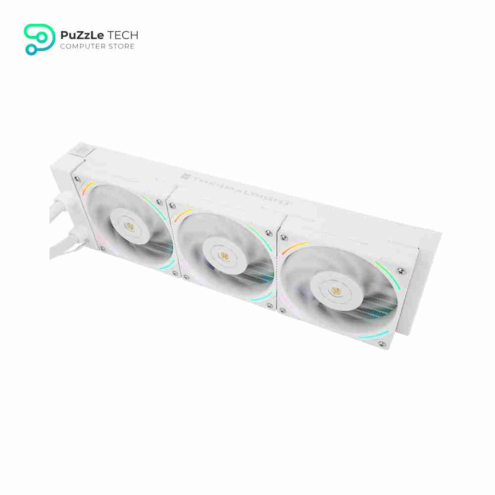 Thermalright Hyper Vision 360 ARGB AIO CPU Liquid Cooler - Magnetic Fixed 3.95 LCD Display Screen - 2150RPM PWM Fans - for AMD AM4/AM5 & Intel LGA1150/1151/1200/2011/1700/1851 - White 3