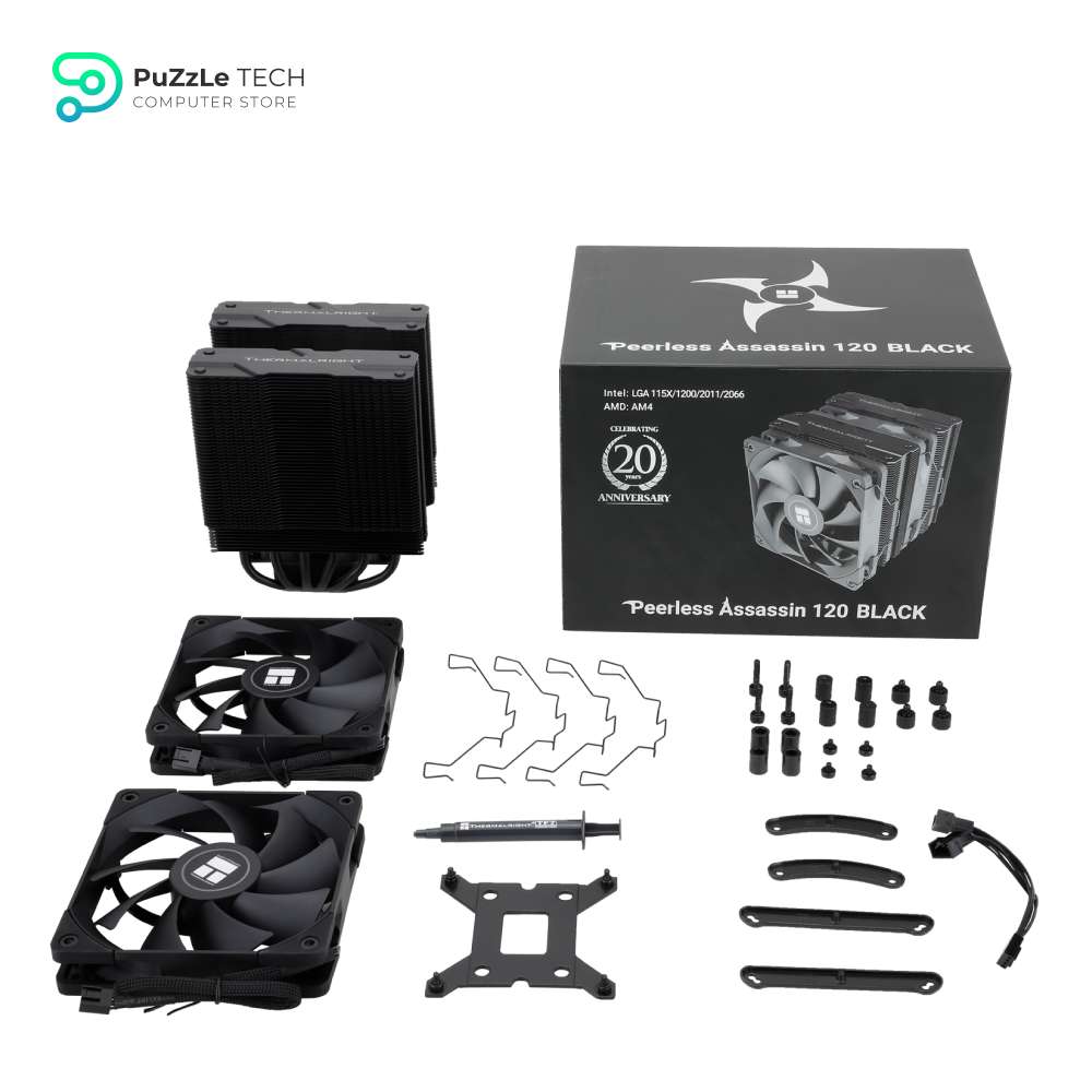 Thermalright Peerless Assassin PA 120 Black CPU Air Cooler | PuZzLe  Technology - Best Price in Egypt