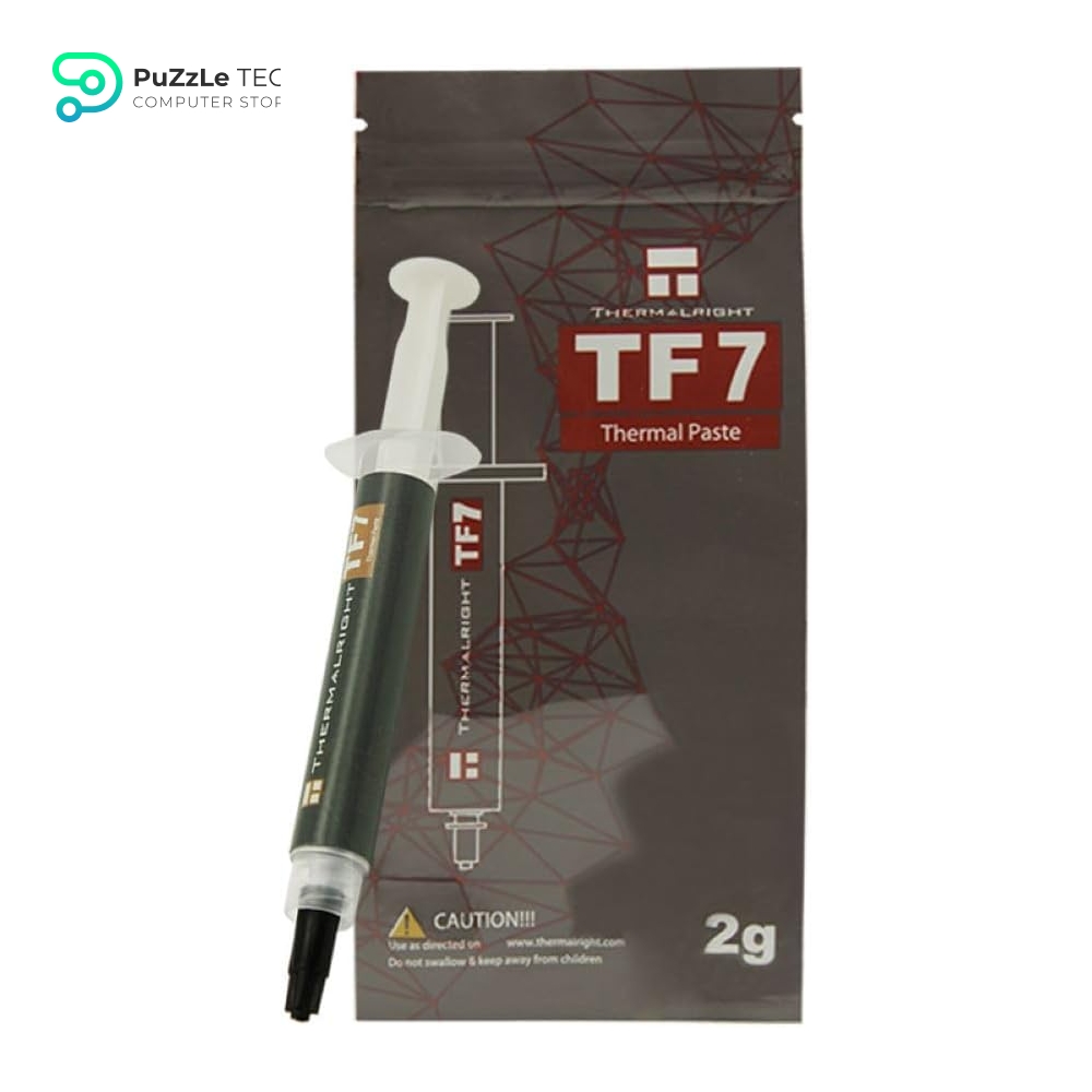 Thermalright TF7 2g Thermal Paste Compound for CPU Coolers - Thermal Conductivity is 12.8W/m.k - with a Spatula Tool