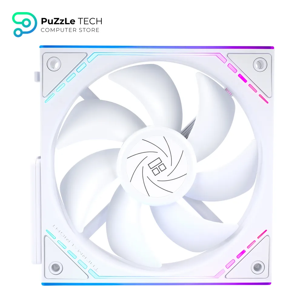 Thermalright TL-M12QW X3 120mm PC Case Cooling Fans - Daisy-Chain - 2000RPM - ARGB - Dual Infinity Mirrors Lighting for Gaming Build(3-Pack) 3