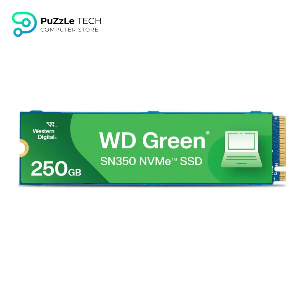 Western Digital 250GB WD Green SN350 SSD PCIe Gen3 x4 - NVMe v1.3 M.2 2280