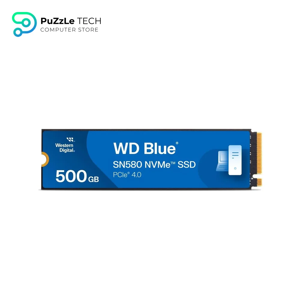 Western Digital 500GB WD Blue SN580 SSD PCIe Gen4x4 - NVMe v1.4b M.2 2280