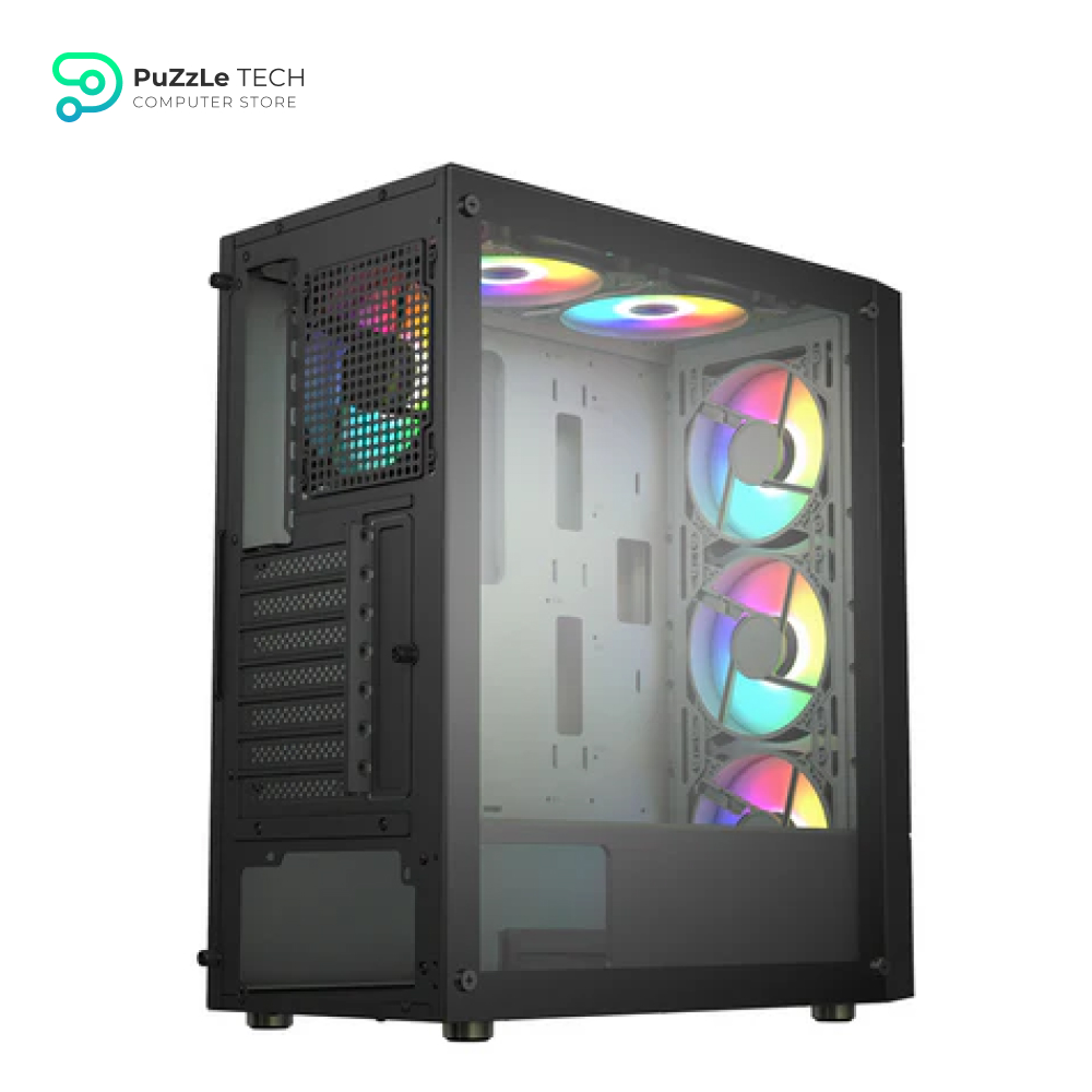 XANDER HULK MESH BLAC ARGB + 600W ARGB 80 PLUS WHITE