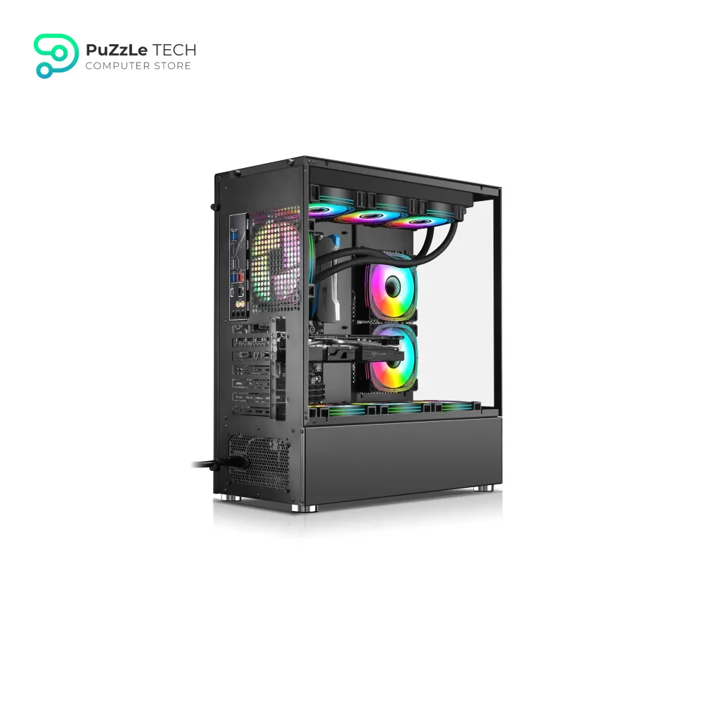 XANDER JUPITER ARGB BLACK + 850W ARGB 80 PLUS BRONZE 4