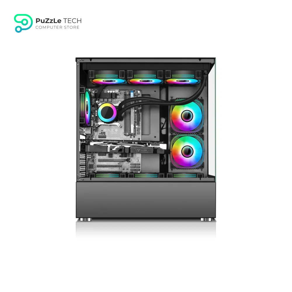 XANDER JUPITER ARGB BLACK + 850W ARGB 80 PLUS BRONZE 9
