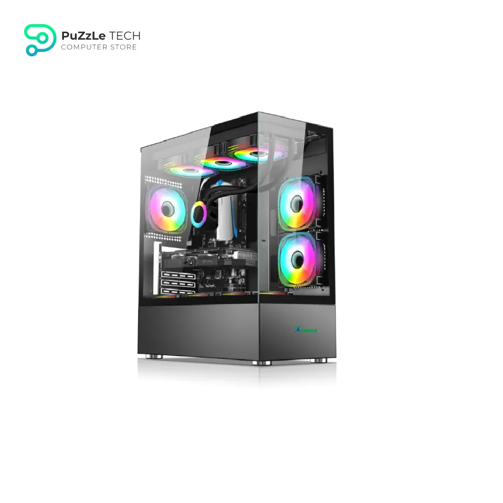 XANDER JUPITER ARGB BLACK + 850W ARGB 80 PLUS BRONZE 8