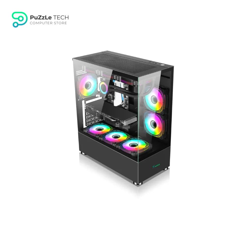 XANDER JUPITER ARGB BLACK + 850W ARGB 80 PLUS BRONZE 2