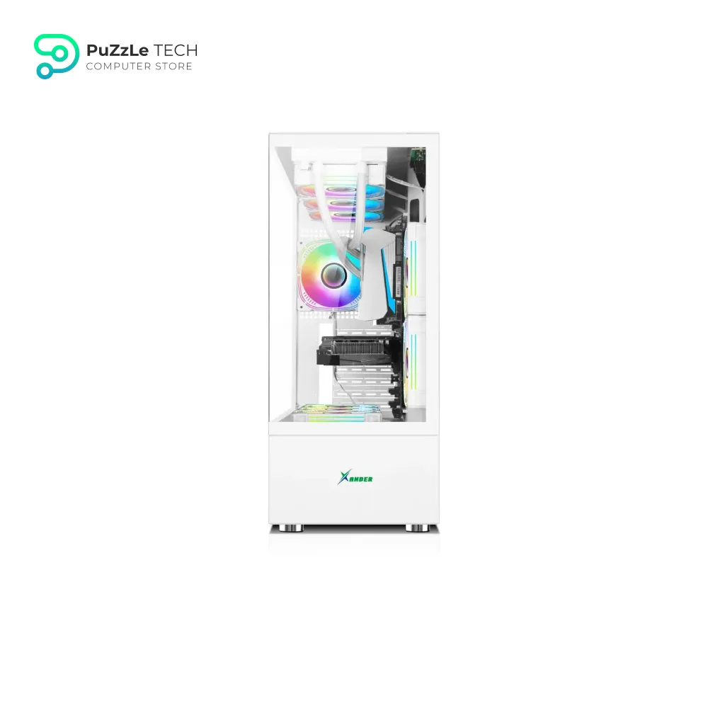 XANDER JUPITER ARGB WHITE + 850W ARGB 80 PLUS BRONZE 4