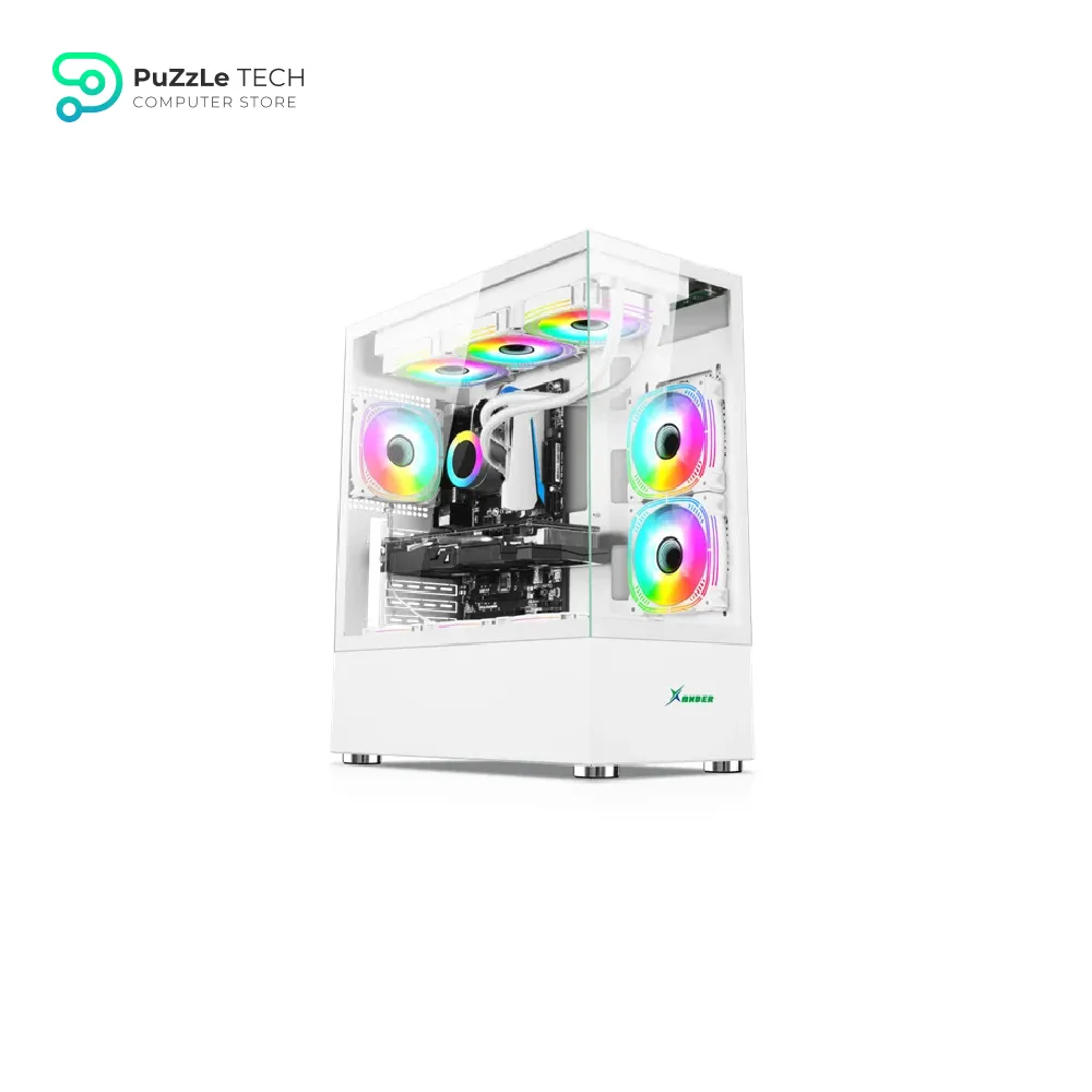 XANDER JUPITER ARGB WHITE + 850W ARGB 80 PLUS BRONZE 10