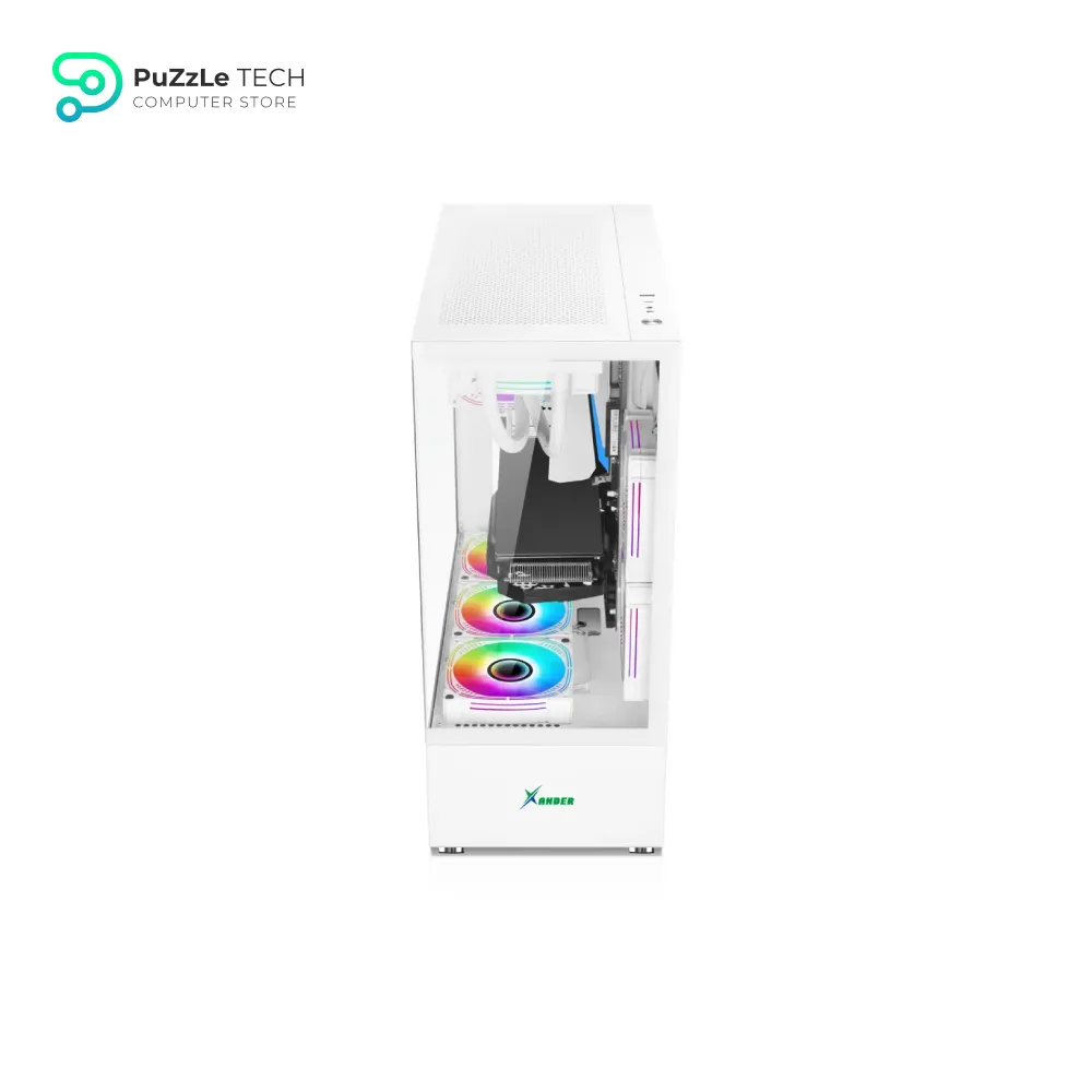 XANDER JUPITER ARGB WHITE + 850W ARGB 80 PLUS BRONZE 7