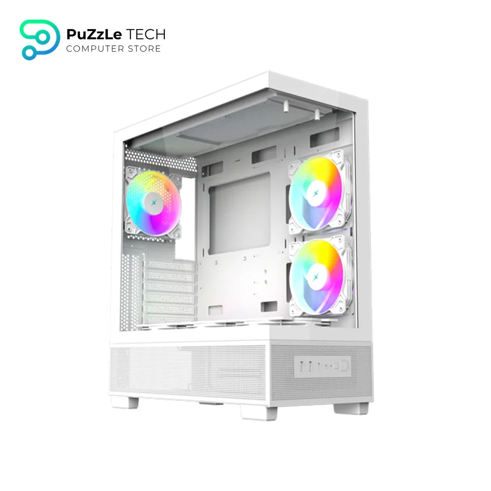 XANDER JUPITER II ARGB WHITE TG 6 FAN + 850W ARGB 80 PLUS BRONZE