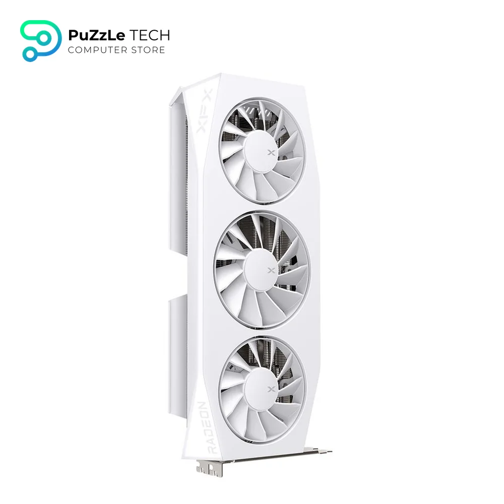 XFX Mercury AMD Radeon RX 9060 XT OC White Gaming Edition 16GB GDDR6 2