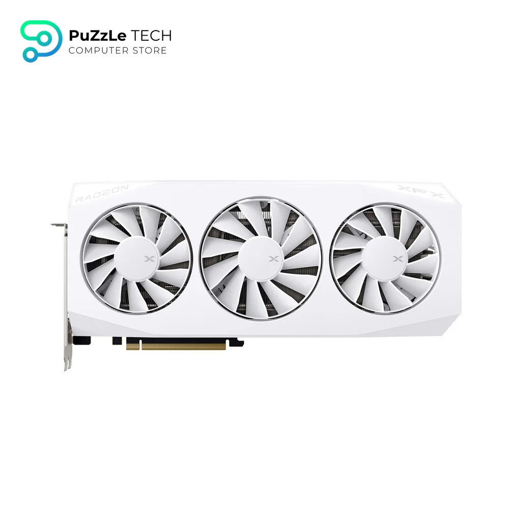 XFX Mercury AMD Radeon RX 9060 XT OC White Gaming Edition 16GB GDDR6 5