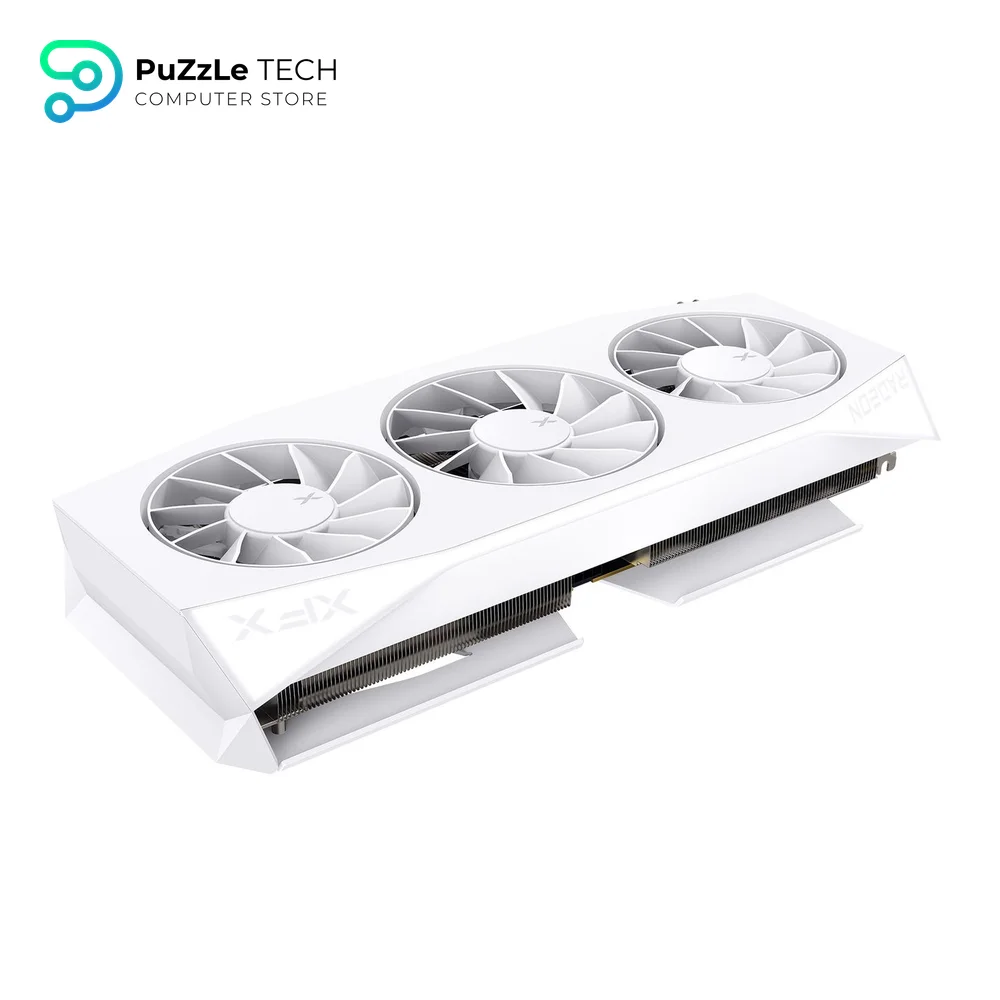 XFX Mercury AMD Radeon RX 9060 XT OC White Gaming Edition 16GB GDDR6 4