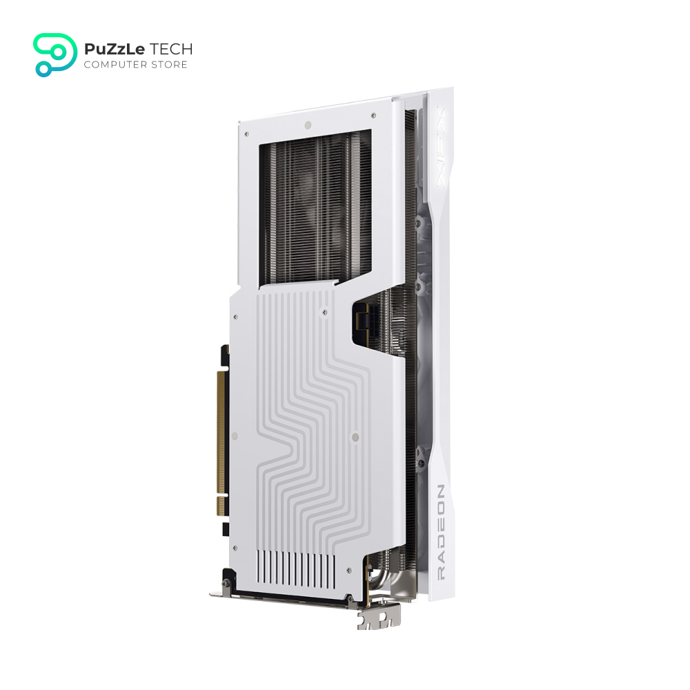 XFX Swift AMD Radeon RX 9060 XT OC Triple Fan Gaming Edition with 16GB GDDR6 - WHITE 3