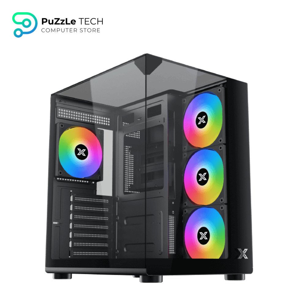 XIGMATEK AQUA COMPACT 4FAN ARGB PWM Mid Tower Case