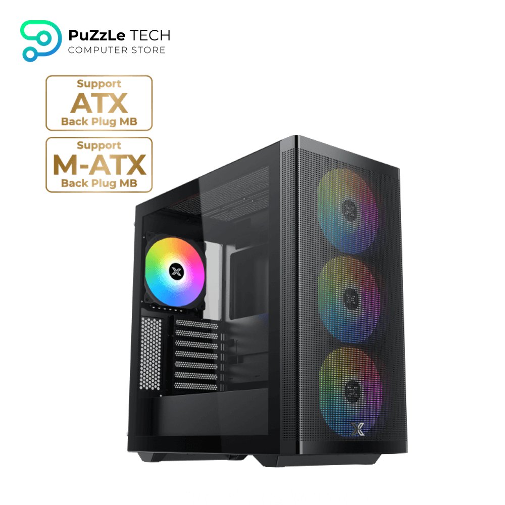 Xigmatek Osiris 140mm ARGB BTF + Prime 750W 80+ Gold ATX 3.1 Super Tower Case