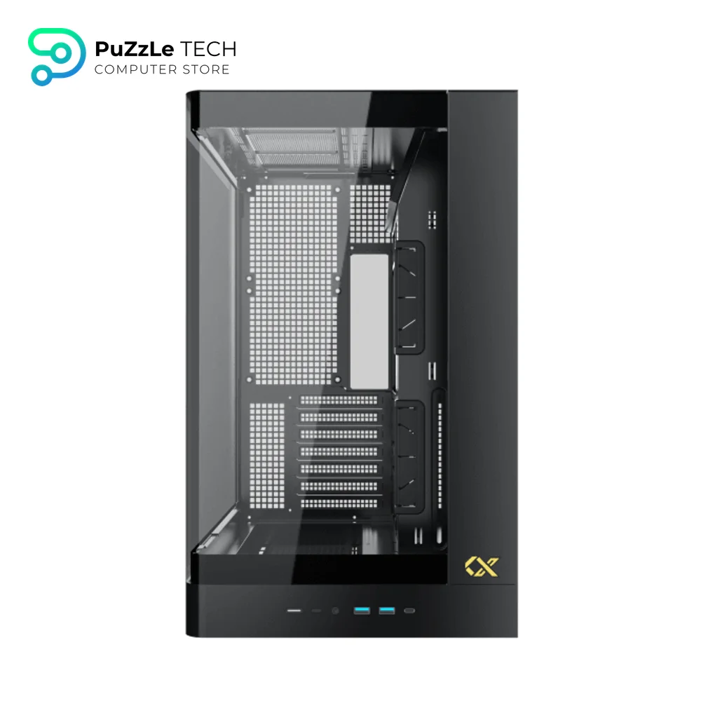 Xigmatek Pano II Air Type C 8 Fan ARGB Pwm Curved TG EATX Super Tower Case