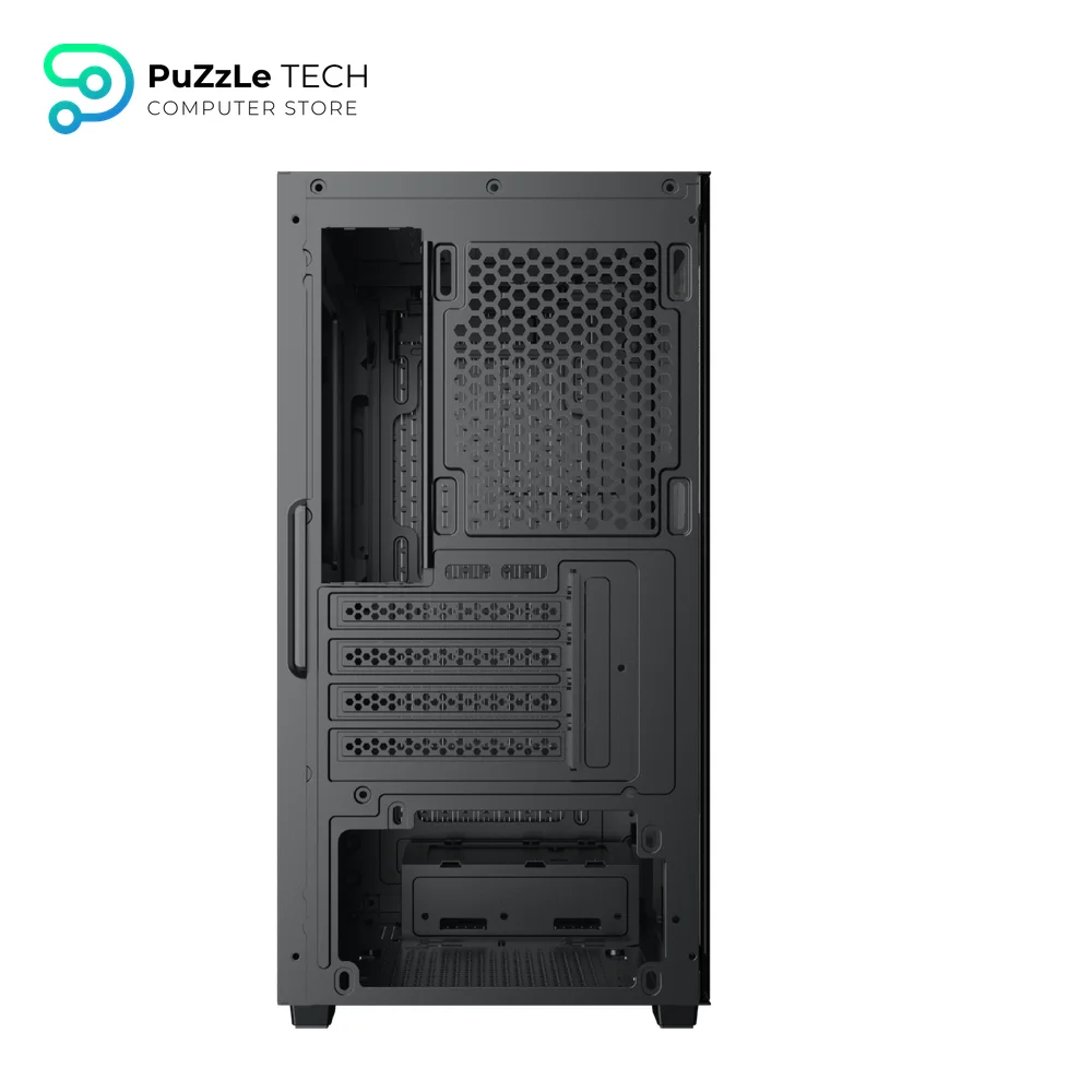 XIGMATEK AMUN 3 Fan ARGB PWM Micro Tower Case with X-Power 650W 80 Plus Power Supply Tempered Glass 3 Pre-installed Fans Micro ATX Mini ITX Black 5