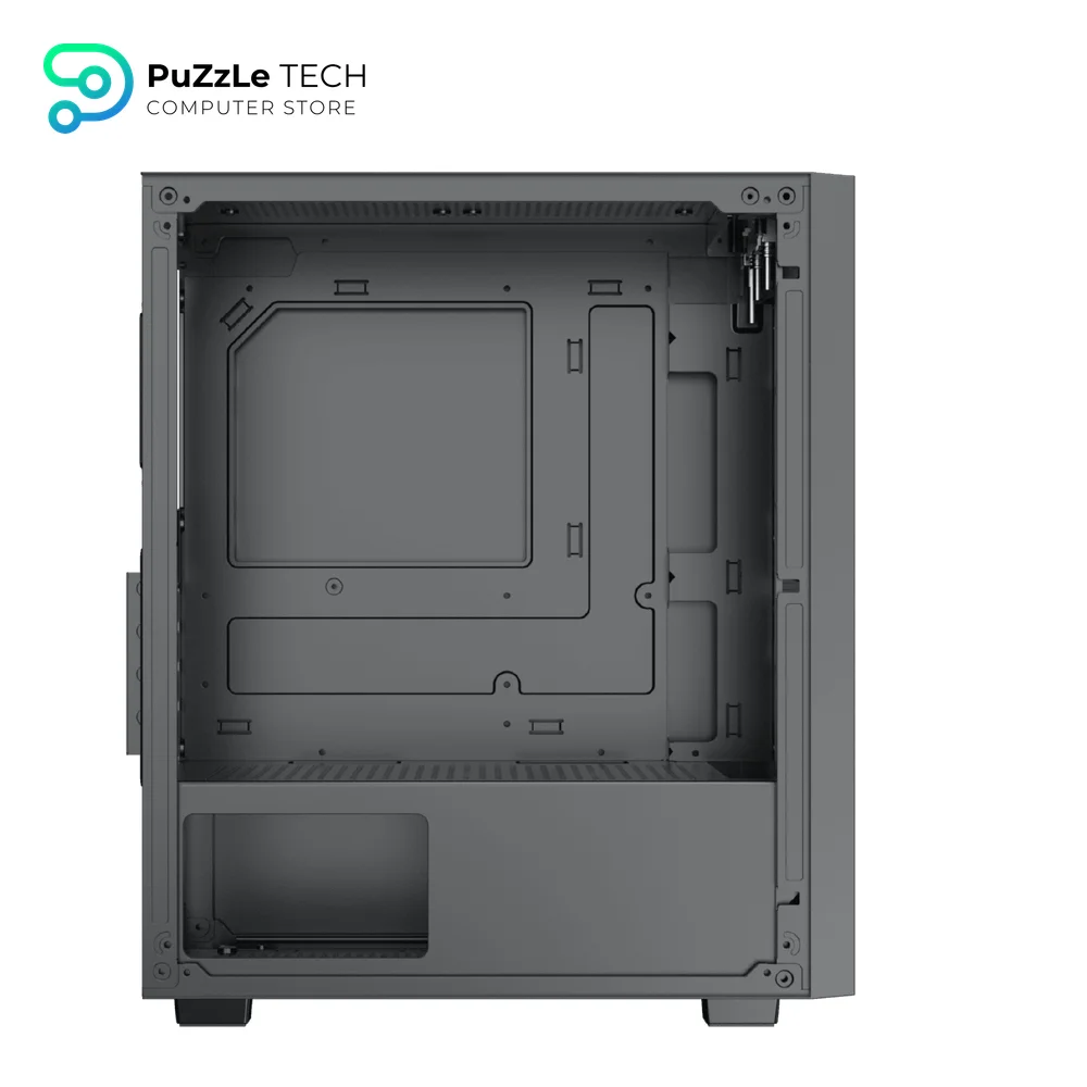 XIGMATEK AMUN 3 Fan ARGB PWM Micro Tower Case with X-Power 650W 80 Plus Power Supply Tempered Glass 3 Pre-installed Fans Micro ATX Mini ITX Black 7