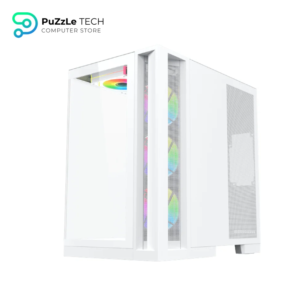 Xigmatek Aqua 7 Arctic Argb BTF 8 Fan ARGB Pwm EATX Type C Super Tower Case 4