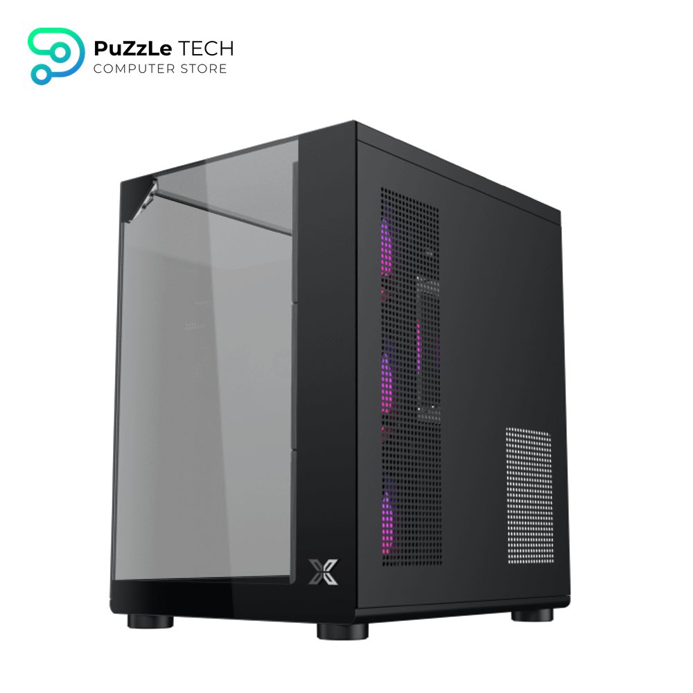 XIGMATEK AQUA COMPACT 4FAN ARGB PWM Mid Tower Case 4