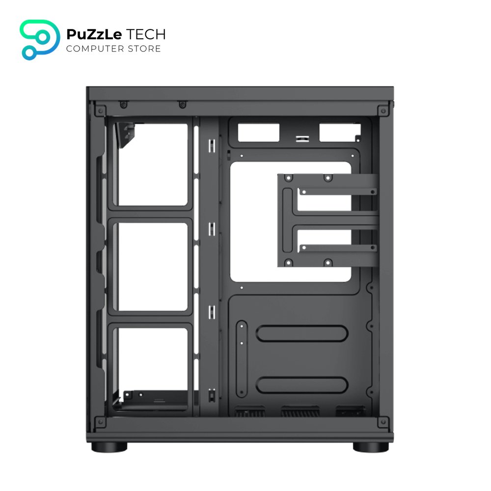 XIGMATEK AQUA COMPACT 4FAN ARGB PWM Mid Tower Case 7