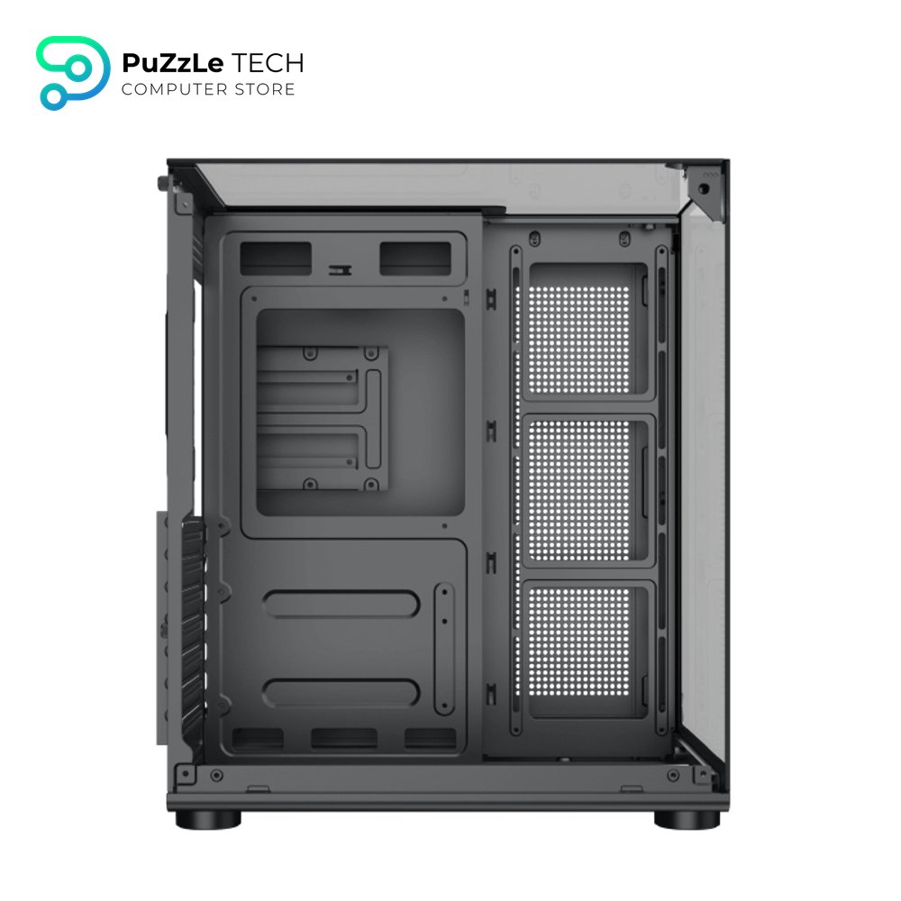 XIGMATEK AQUA COMPACT 4FAN ARGB PWM Mid Tower Case 6